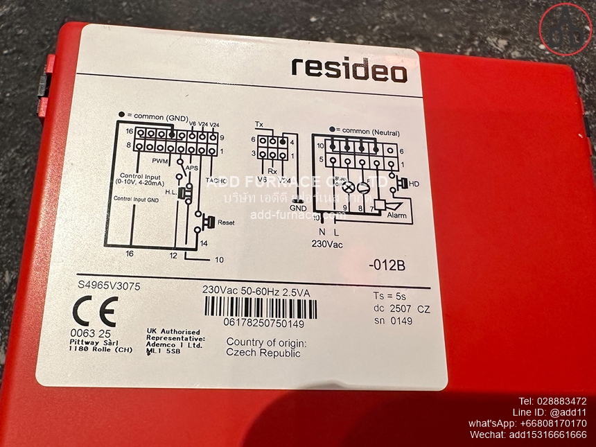 resideo S4965V3075(12)